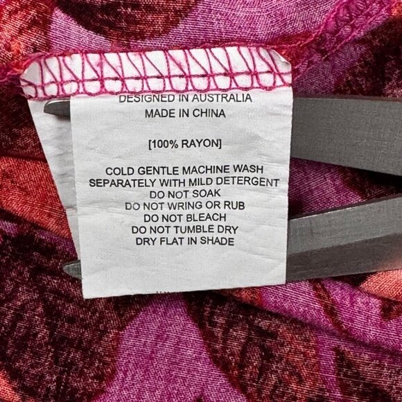 Anthropologie Abel the Label PurpleReign Tiered Maxi Dress Sz.XS Purple Floral - Picture 11 of 15